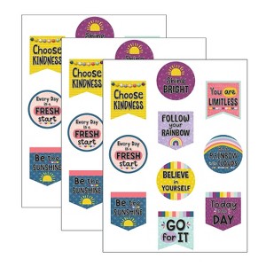 Teacher Created Resources Oh Happy Day Positive Sayings Accents 30 Per Pack 3 Packs (TCR9038-3) - 1 of 2