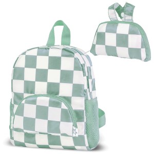 Tiny Twinkle Toddler Lightweight Backpack with Waterproof Closure and Easy Fold-Up Pouch - 1 of 4