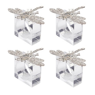 Saro Lifestyle Dragonfly Napkin Ring - Thumbnail 4
