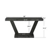 CAVINAS 60" Rustic Reclaimed Wood Entryway Console Table with 2-Tier Storage,Farmhouse Hallway Table for Living Room,Behind Sofa - 3 of 4