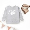 The Juniper Shop Free Spirit Ghost Distressed  Youth Sweatshirt - 3 of 4