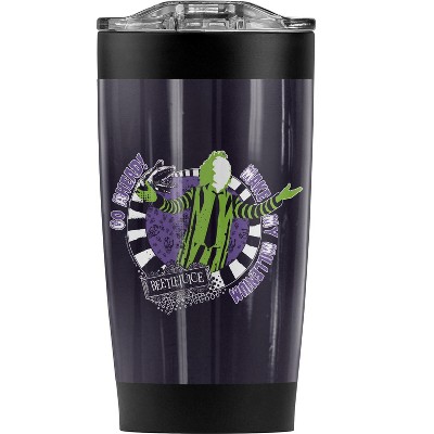 Beetlejuice Go Ahead Steel Tumbler 20oz Coffee Travel Mug