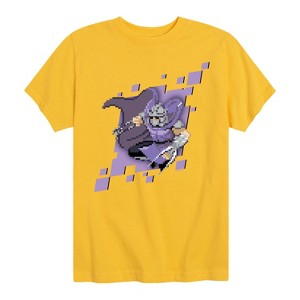 Boys' - Teenage Mutant Ninja Turtles - Shredder Pixels Short Sleeve Graphic T-Shirt - 1 of 4