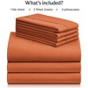 LuxClub 4-5 PC Silky Soft Cooling Deep Pocket Performance Sheet Set - 2 of 4