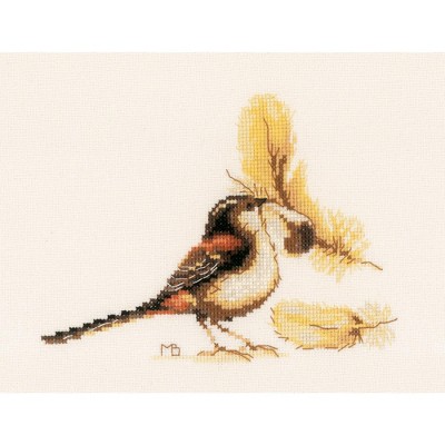 LanArte Counted Cross Stitch Kit 8.8"X6"-Chaffinch (27 Count)