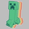 Girl's Minecraft Colorful Creeper T-Shirt - image 2 of 4