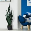 Tangkula 3FT Artificial Tiger Plant Faux Agave Fake Sansevieria for Indoor-Outdoor Decoration - 2 of 4