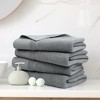PiccoCasa Soft 100% Combed Cotton 600 GSM Highly Absorbent for Bathroom Shower Bath Towel Set - 3 of 4