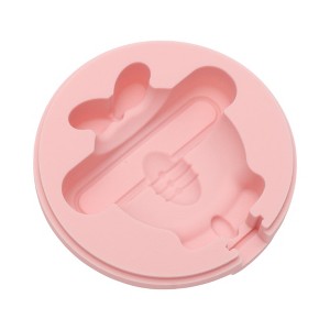 Unique Bargains Popsicles Mould Hand Washable Plastic Pink 3.46"x3.46"x0.94" 1 Pc - 1 of 4