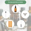 24 Pcs 1 oz Amber Glass Dropper Bottles, Leak-Proof Essential Oil Containers with Funnels & Labels - 3 of 4