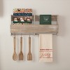 Sawyer Mill Red Farmhouse Living Muslin Unbleached Natural Tea Towel 19x28 VHC Brands - 4 of 4