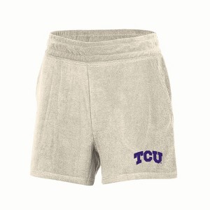 NCAA TCU Horned Frogs Women's Terry Shorts - 1 of 3
