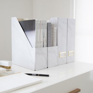 Blu Monaco Foldable Magazine File Holders - Set of 4 or 6 - Many Colors and Designs to Choose From - 1 of 4