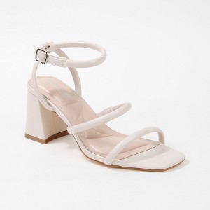 Berness Women's Candy Minimalist Strappy Block Heels - 1 of 4