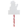 Northlight 28.5" Lighted Snowman 'LET IT SNOW' Christmas Lawn Stake - Clear Lights - 4 of 4