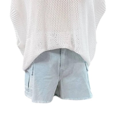 Women's Wo's Mineral Wash Denim Shorts - ee:some