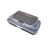 Pep Rally Lid Polypropylene Pencil Cases Solid Black (61746)) - 3 of 4