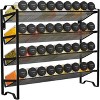 Simple Trending 2 Pack 4 Tier Spice Rack Organizer,Stackable Kitchen Counter Shelves,for Cabinet,Countertop,Pantry, ,Jars not Included, Black - 4 of 4