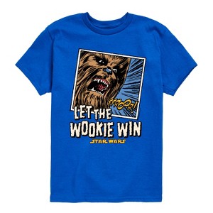 Boys' - Star Wars - Let The Wookie Win Short Sleeve Graphic T-Shirt - 1 of 4