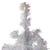 Northlight 4' Pre-lit White Iridescent Pine Artificial Christmas Tree - Clear Lights - 3 of 4
