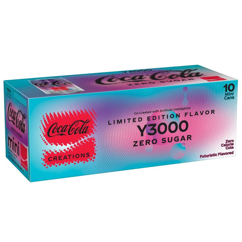 Coca-Cola Zero Sugar Creations Limited Edition - 10pk/7.5 fl oz Mini Cans, 2 of 7