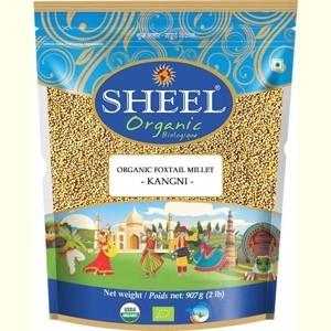 Organic Foxtail Millet - Kangni ~ Raw / Natural ~ Vegan ~ Unpolished ~ 32 OZ (2 Lb) 907g ~ Sheel Brand - 1 of 2