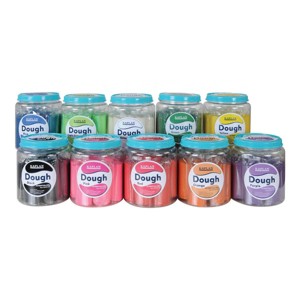 Kaplan Early Learning Kaplan Dough Custom Colors - Set of 10 - 3.5 lb Containers - 1 of 4