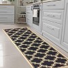Modern Geometric Trellis Indoor Area Rug or Runner by Blue Nile Mills - 2 of 4