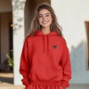 Dalix Butterfly Embroidery Sweatsuit Set Hoodie Jogger Soft Fleece Relaxed Fit Lounge Womens - 4 of 4