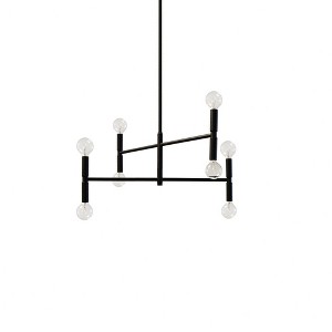 Dainolite Ava 8 - Light Chandelier in  Matte Black - 1 of 1