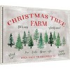 Amanti Art 33"x23" Christmas Tree Farm Sign Rosana Laiz Blursbyai Framed Canvas Wall Art - 2 of 4