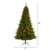Nearly Natural 9-ft Vermont Spruce Artificial Christmas Tree with 850 Color Changing (Multifunction with Remote Control) - 2 of 4