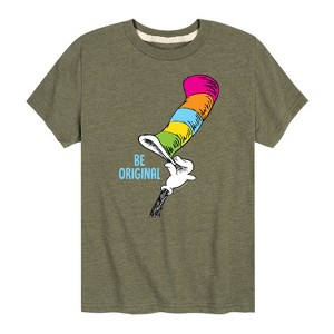 Boys' - Dr. Seuss - Cat in The Hat Be Original Short Sleeve Graphic T-Shirt - 1 of 4