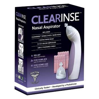 CLEARinse Nasal Aspirator Nasal Congestion Relief - Suitable for All Ages
