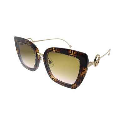 Fendi FF 424 S_08 Womens Cat-Eye Sunglasses Brown 55mm