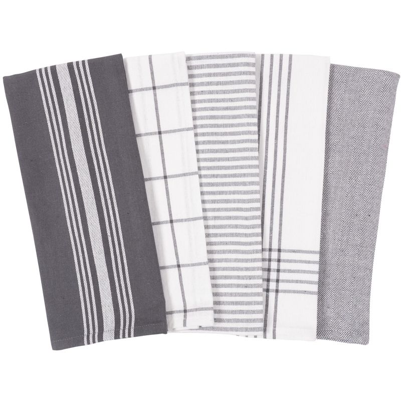 KAF Home Soho Kitchen Dish Towel Set of 10 | 18 x 28 Inch Tea Towels | Soft and Absorbent Mixed Set of Flat Towels, 2 of 8