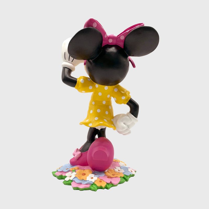 Disney 18" Minnie Mouse With Flowers Resin Statue, 4 of 8