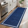 2x6 Runner Rug Washable Rugs Scalloped Border Rugs Non Slip Kitchen Runner Rug Stain Resistant Carpet - 3 of 4