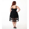 Unique Vintage Women's Plus Tiered Sheer Special Occasion Dress - 4 of 4