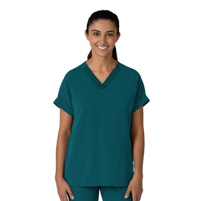 Wink Nova Women's Drop Shoulder Boxy Scrub Top
