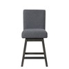 New Classic Furniture,High Line Swivel Counter Chair (Set of 2), Gray - 4 of 4
