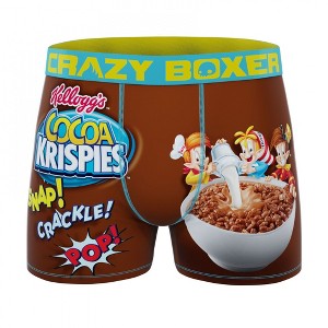 Mens Crazy Boxer Kellogg's Cocoa Rice Krispies Boxer Briefs - 1 of 4