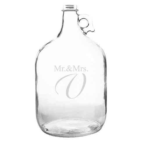 Monogram Mr. & Mrs. Wedding Wishes in a Bottle Guest Book - image 1 of 2