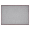 Custom House Burgundy Tan Jacquard Polyester Bathmat 20x30  VHC Brands - 2 of 4