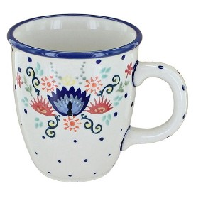 Blue Rose Polish Pottery Manufaktura Coffee Mug - 1 of 3