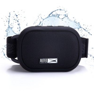 ALTEC LANSING Waterproof Sports Armband Speaker with Fitness Tracker, Heart Rate Monitor, Bluetooth, 12-Hour Playtime for Outdoor Adventures