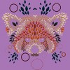 Girl's Design By Humans Red Panda Face By LetterQ T-Shirt - 2 of 3