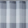 Multi-Striped Shower Curtain Gray - Truly Soft - image 3 of 4