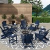 WestinTrends Malibu HDPE Outdoor Patio Folding Poly Adirondack Chair (12-Piece Set) - 2 of 4