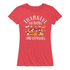 Women's - Disney - Friends And Leftovers Short Sleeve Graphic T-Shirt - 1 of 4